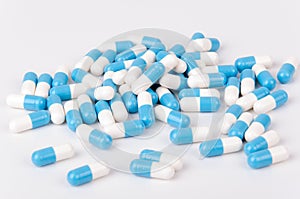 Capsules of medicament photo