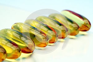 Capsules in a Row