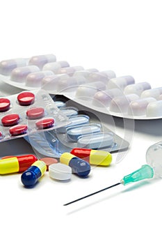 Capsules and serynge