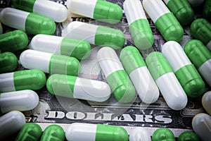 Capsules up ticket dollar