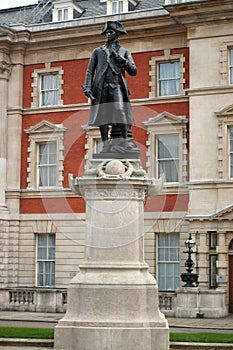 Captain James Cook Statue in London, United Kingdom.