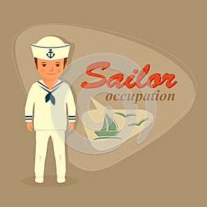 Captain, sailor cartoon