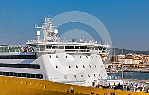 Captains cabin of a passenger ferry ship