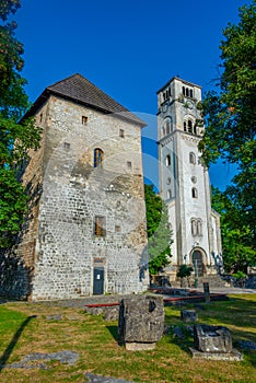 Captains tower and Bihac fortress in Bosnia and Herzegovina