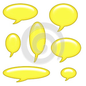 Caption Bubbles Clip Art photo