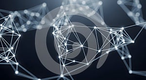 Abstract Digital Network Background