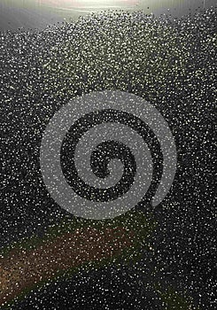 Dark Glitter Sparkle Background with Subtle Rainbow Effect