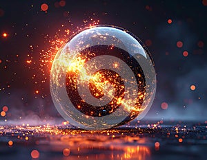 Energetic Digital Sphere: Global Connectivity and Data Flow