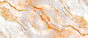 Abstract Orange Veined Marble Stone Texture Background