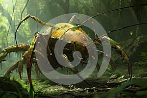 Captivating Arthropod antient fantasy image. Generate Ai