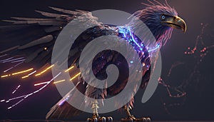 Robotic Eagle version. illustration art