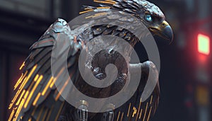 Robotic Eagle version. illustration art