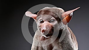 Captivating Aye-Aye Animal Portrait in a Professional Studio photo