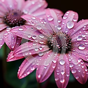 Captivating Beauty of Dew Drops on Petals