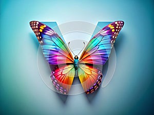A Captivating ButterflyInspired V Letter Design Creative Alphabet Stock Photo for Inspiring Projects and Designs photo