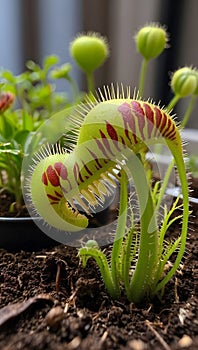 Captivating Carnivory The Venus Flytrap's Lure with a Captured Fly