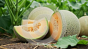 Captivating Christmas Melons: Cultivating Muskmelons in Closed Greenhouses for Joyful Hvest