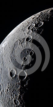 Captivating Close-up Of The Moon: Panasonic Lumix S Pro 50mm F14