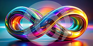 A Captivating 3D Klein Bottle Rendering Exploring the Intricacies of NonEuclidean Geometry in Abstract Art