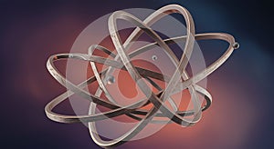 Abstract Atomic Structure with Metallic Orbits