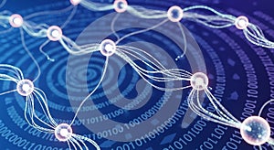 Abstract Neural Network Connection: Data Flow and Digital Network