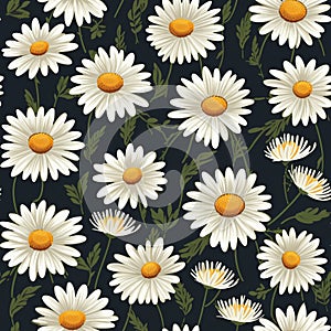 Captivating Daisy Bouquet Seamless Beauty