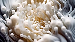 The Captivating Dance: Super Macro Exploration of Soap Foam Absorption