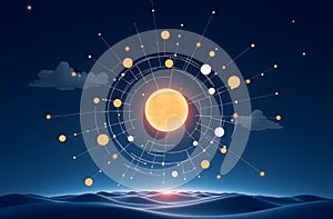 Abstract Celestial Network Landscape