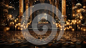 Golden Sparkles: A Dazzling New Years Eve Celebration photo