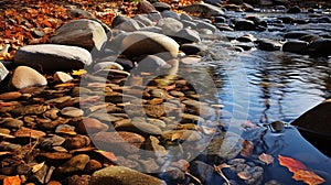 Captivating Fall Lagoon Stream: Award-winning Hdr Photography