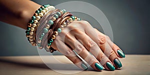 Stylish Fashion Photography Featuring a Model with Dupuytrens Contracture Celebrating Body Positivity and Inclusive photo