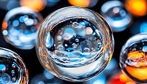 Abstract Glass Spheres