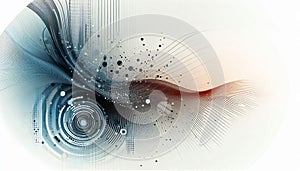 Captivating Halftone Technological Abstract Background photo