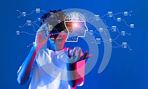 Futuristic Concept of Generative AI and Data Management with Virtual Reality and Digital Interfaces for Innovative