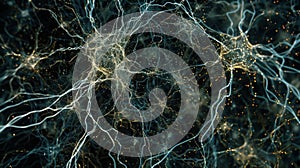 Neurons Network Communication Connection, Neural Activity