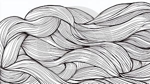 Abstract Wavy Lines