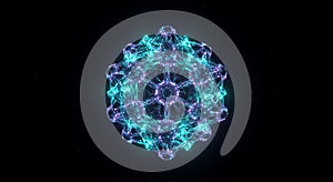 Abstract quantum lattice structure in space