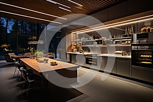 Futuristic Smart Kitchen photo