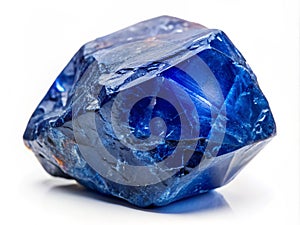 Stunning Deep Blue Rough Sapphire A Natural Gemstones Untouched Beauty and Gemological Significance photo
