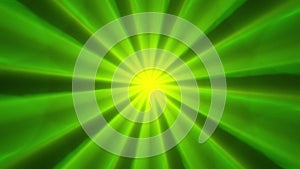 captivating loop featuring an abstract green light burst with a neon glow effect, creating a vibrant and dynamic background