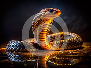 Stunning LowLight Photography Captures a Rare False Water Cobra for Sale A Deep Dive into Reptile Imagery and photo