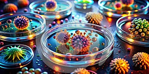 Visualizing Viral Replication in a Petri Dish A HighMagnification Look at Microscopic Biological Processes in a Modern