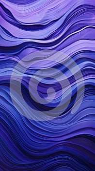 A Captivating Painting of a Blue and Purple Wave