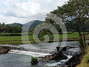 The captivating river view of Zinundungan River at Sica Lasam,Philippines photo