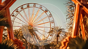 Captivating Sunset Ferris Wheel In Vignettes Of Paris