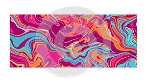 Abstract Wavy Lines Colorful Gradient Pattern Vector Illustration, vector design Generative AI