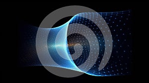 Time-Space Distortion: Abstract Visualization of Spacetime Continuum Curvature. Generative AI