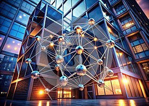 Visualizing Permutation and Combination Formulas A Geometric Approach to Counting Principles in Abstract Architecture photo