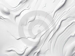 A Captivating White Wavy Pattern in Design.Computer digital drawing.