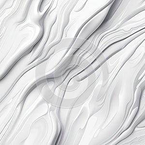 A Captivating White Wavy Pattern in Design.Computer digital drawing.